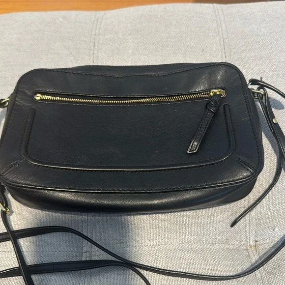 Black Coach Handbag. 10 inches wide by 6 inches high. - Picture 1 of 5